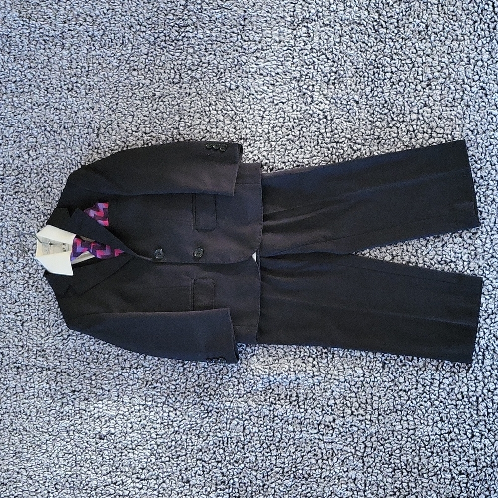 Black 6 Piece Suit Black Boys Size 4